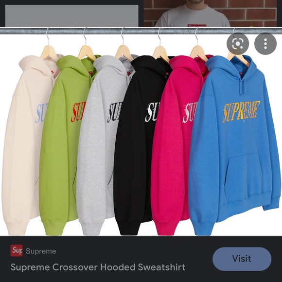 SUPREME Crossover hooded sweatshirt - Picture 2 of 3